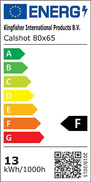 Miroir de salle de bains lumineux LED 80x65 cm, Cooke & Lewis Calshot