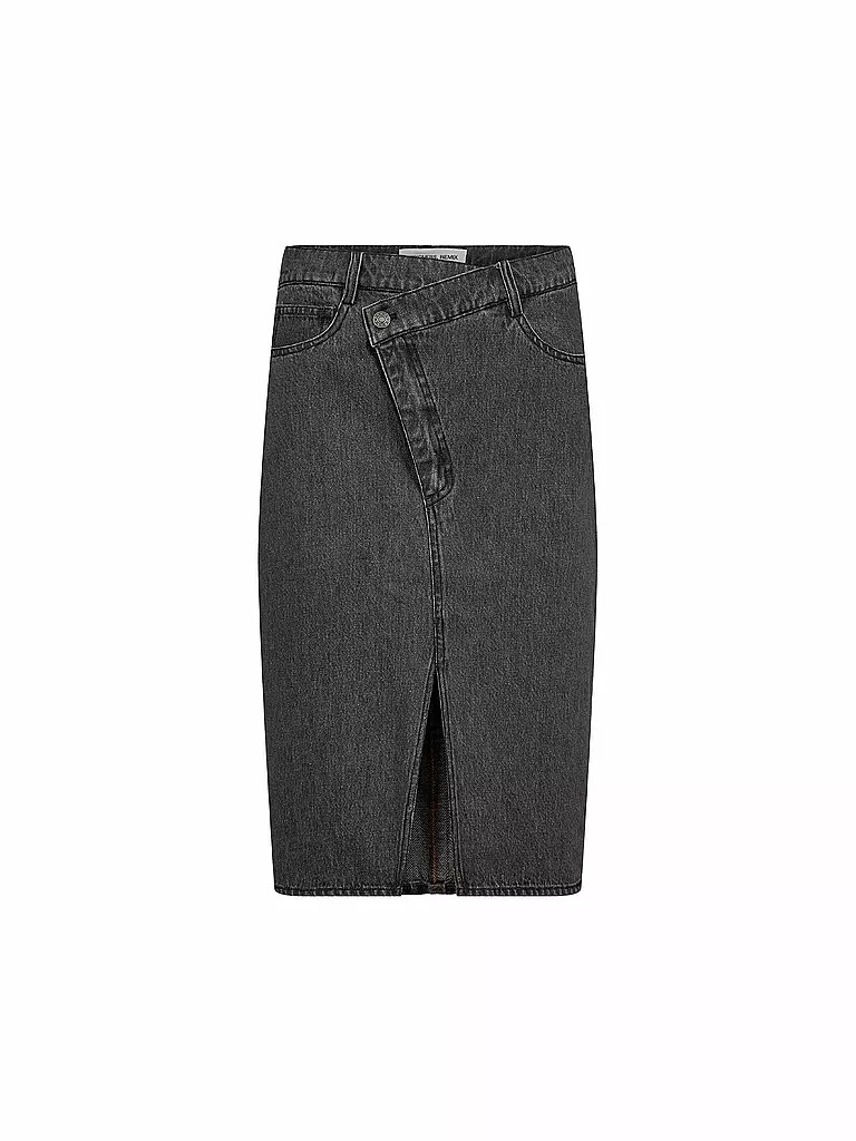 DESIGNERS REMIX Jeansrock Midi MILES schwarz