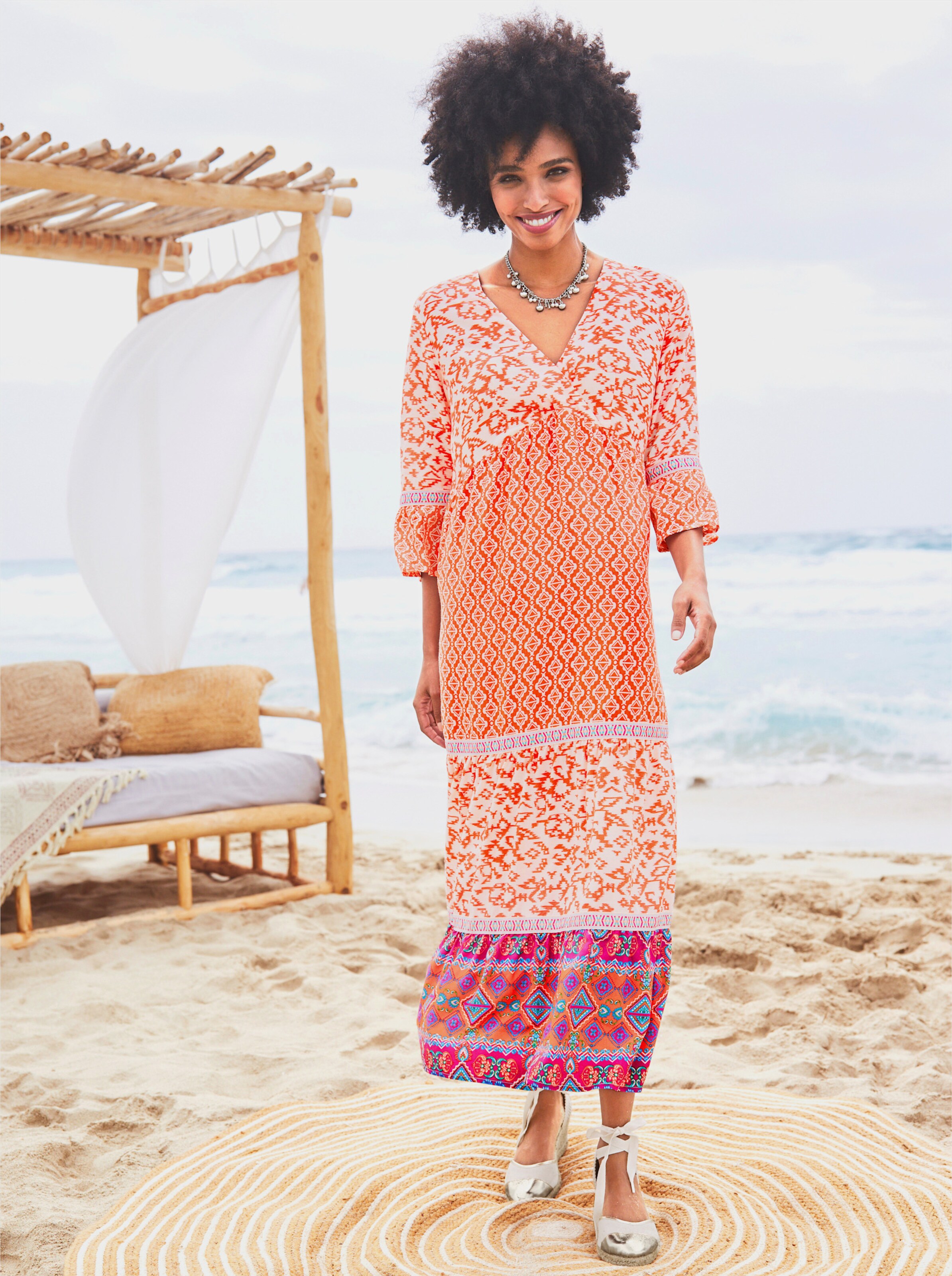 Druck-Kleid
