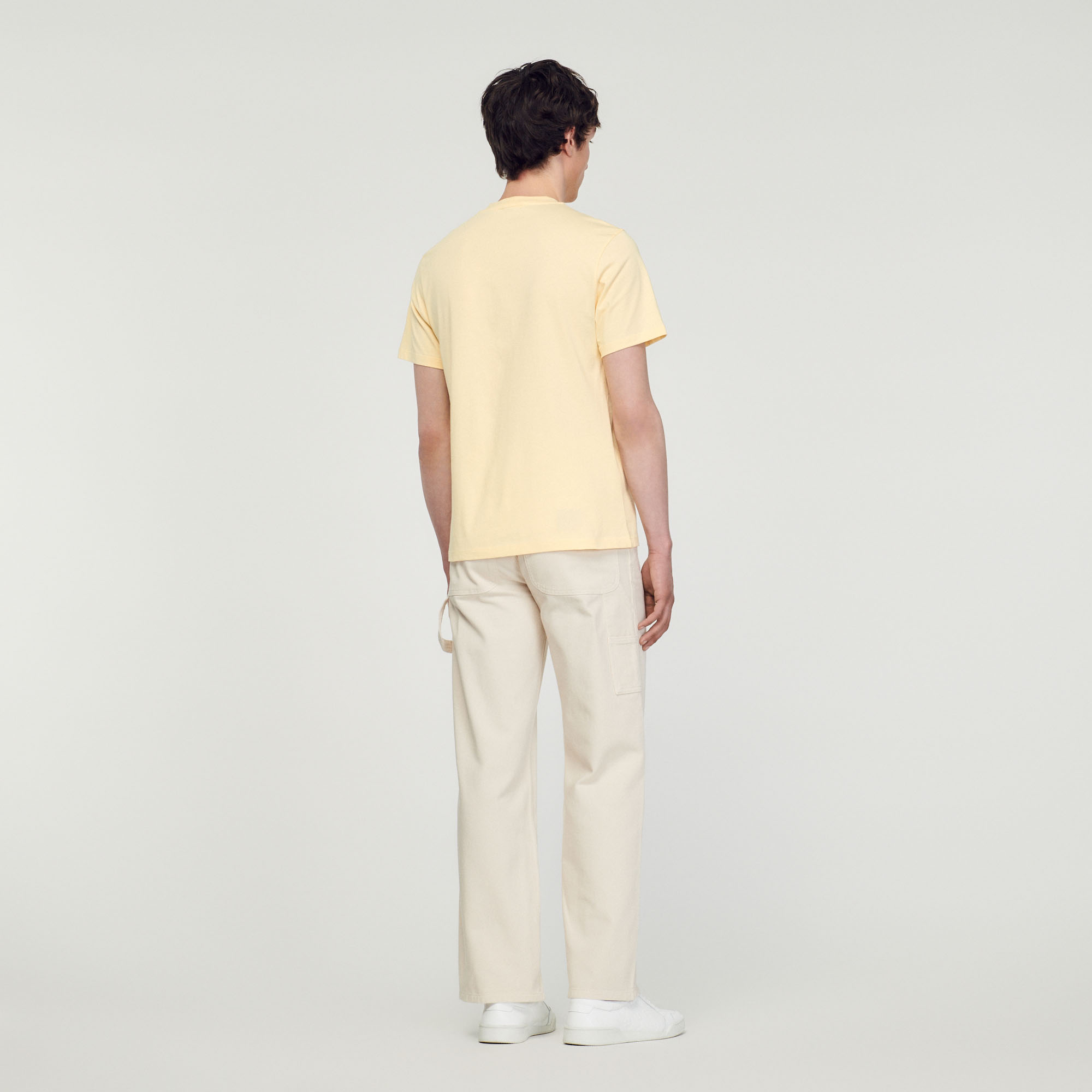 Tee-shirt patch fleur