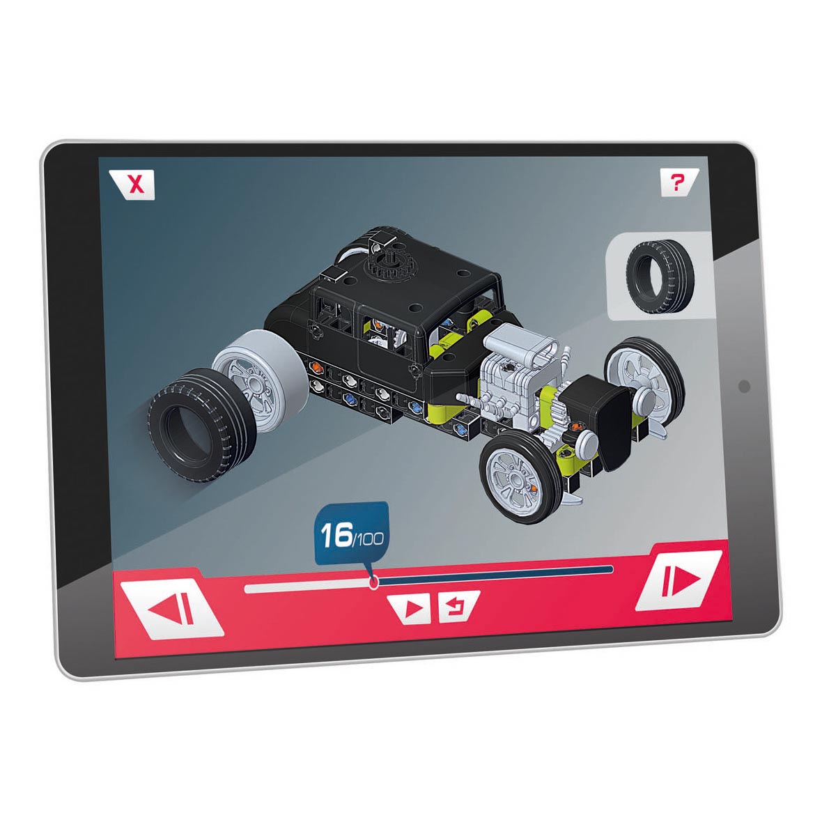 Clementoni Wetenschap & Spel Mechanica - Hot Rod, 2in1
