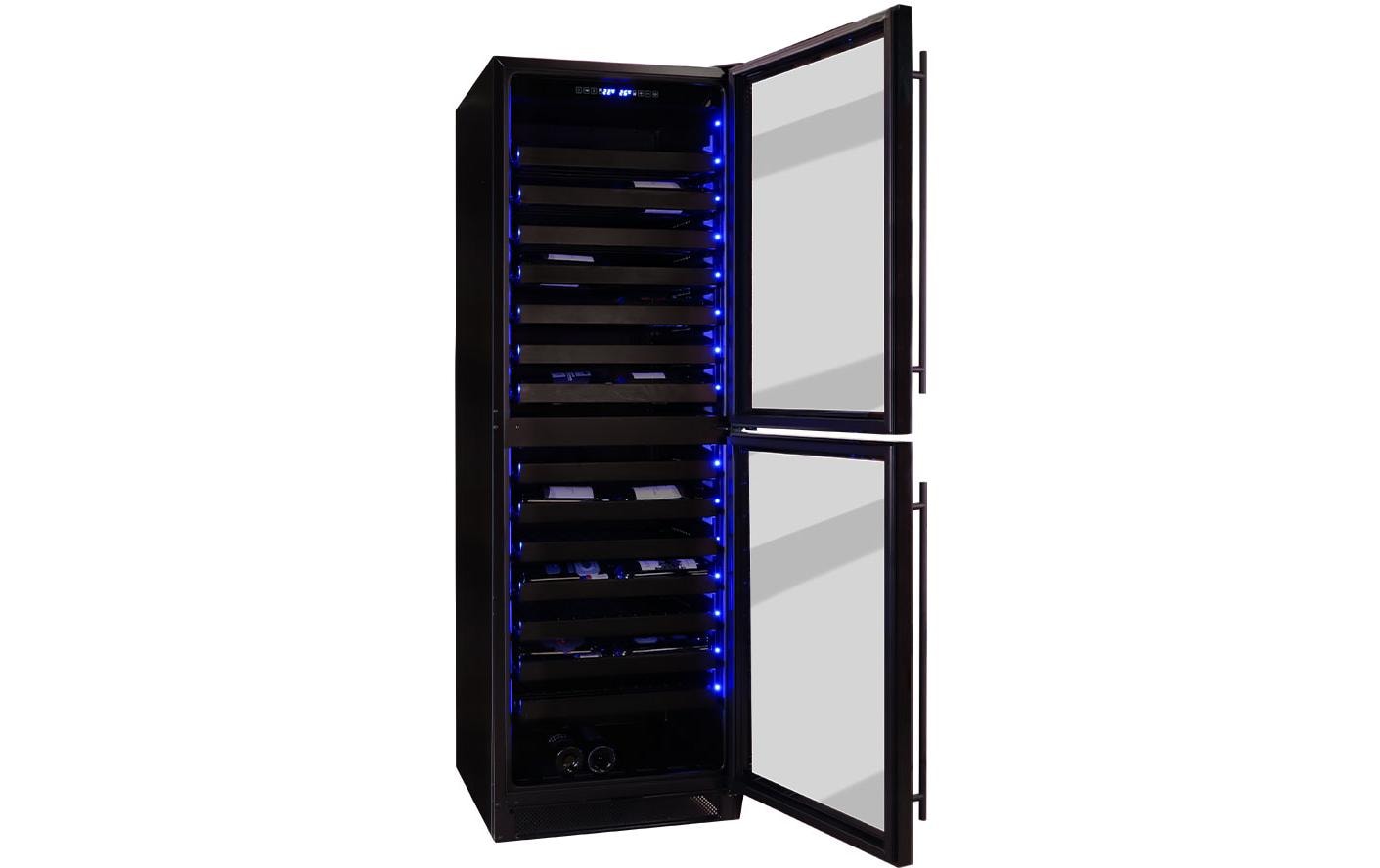 Weinklimaschrank WK139DD, Schwarz, Rechts<br>Weinkühlschrank für 177 Flaschen