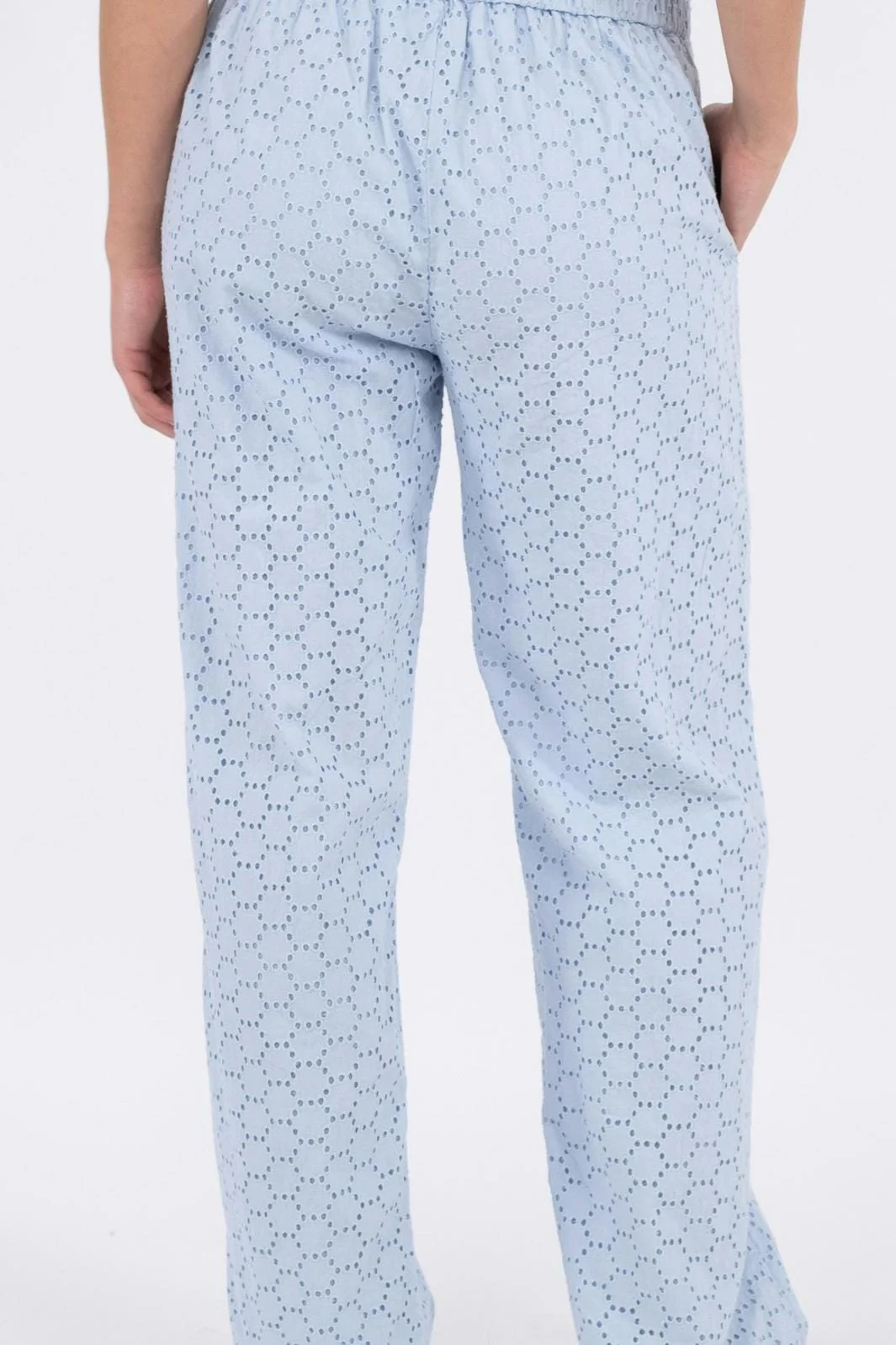Neo Noir Claira Broiderie Pants