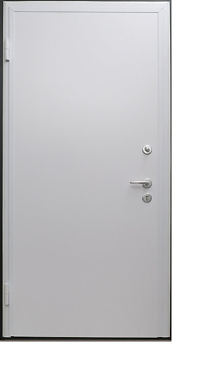 Bloc-porte blindé haute performance blanc H.210 x l.90 cm, poussant droit