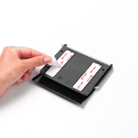 ReNew Toiletrolhouder met klep - Matt Black