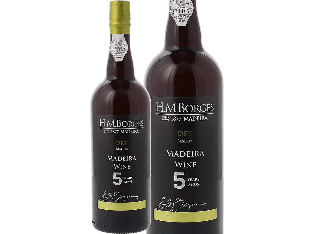 VINHO MADEIRA H M BORGES 5 ANOS SECO 0.75L