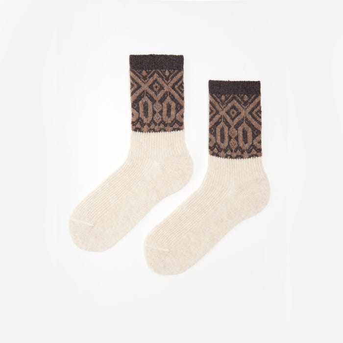 inSua THE COLLECTION-Sokken jacquard kasjmier - Insua The Collection