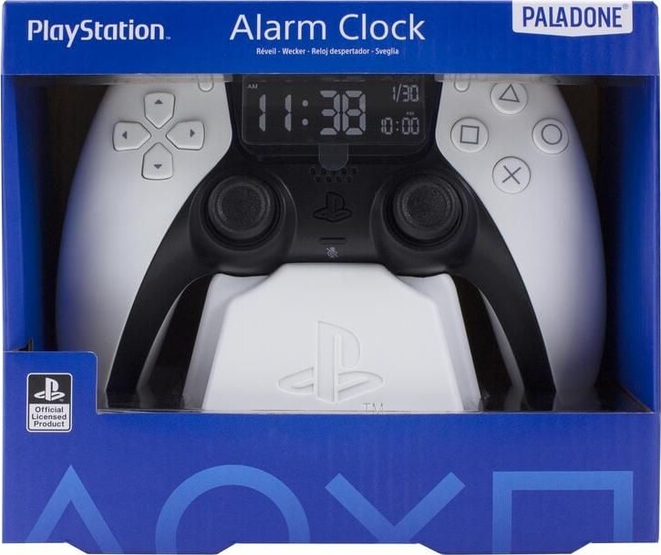 Playstation Vækkeur - Dualsense Controller - Hvid
