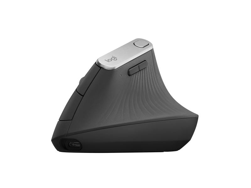 Logitech Ergonomische Maus MX Vertical Kabellose Maus mit ergonomischer, vertikaler Handpositionierung