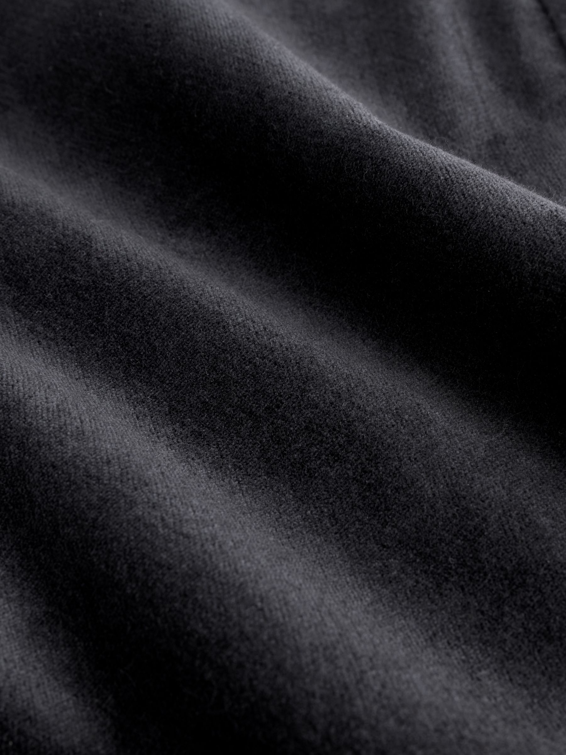 Zwart - Velvet Straight Leg Trousers