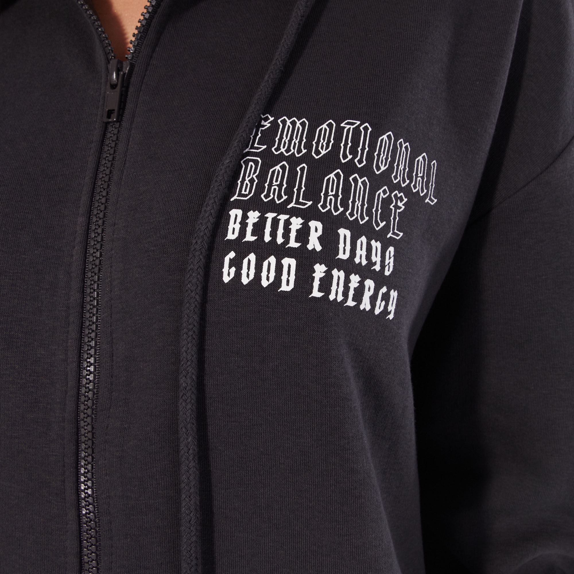 Veste à message en molleton