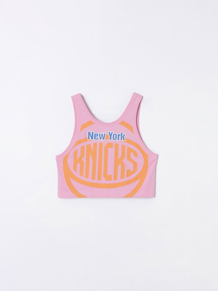 Camiseta New York Knicks NBA - Rosa Chiclete
