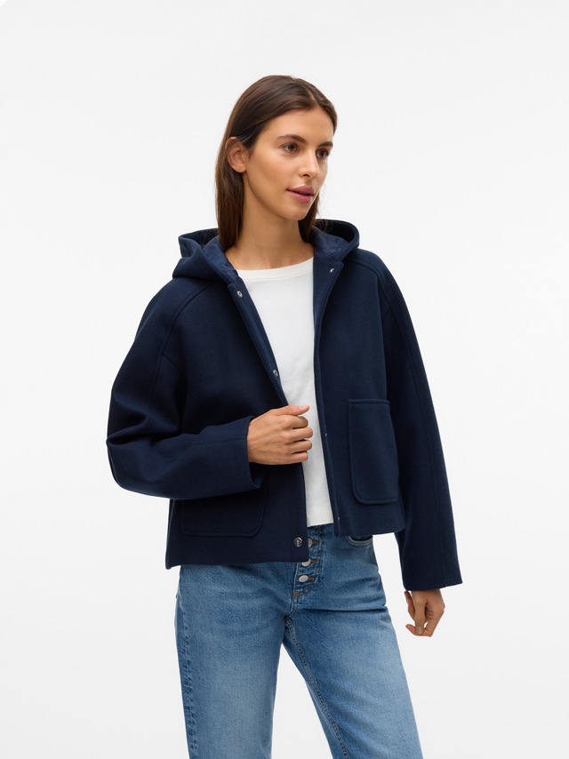 Vero Moda Kurzjacke »VMFORTUNEROME SHORT JACKET GA BOO« mit Kapuze