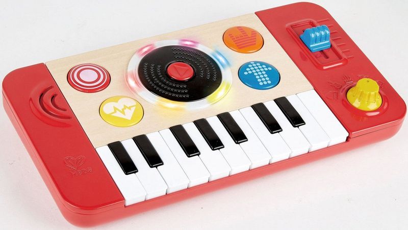Hape - DJ Mix - Speelgoed - Zwart - Synthetisch - Voor Kinderen vanaf 12 Maanden