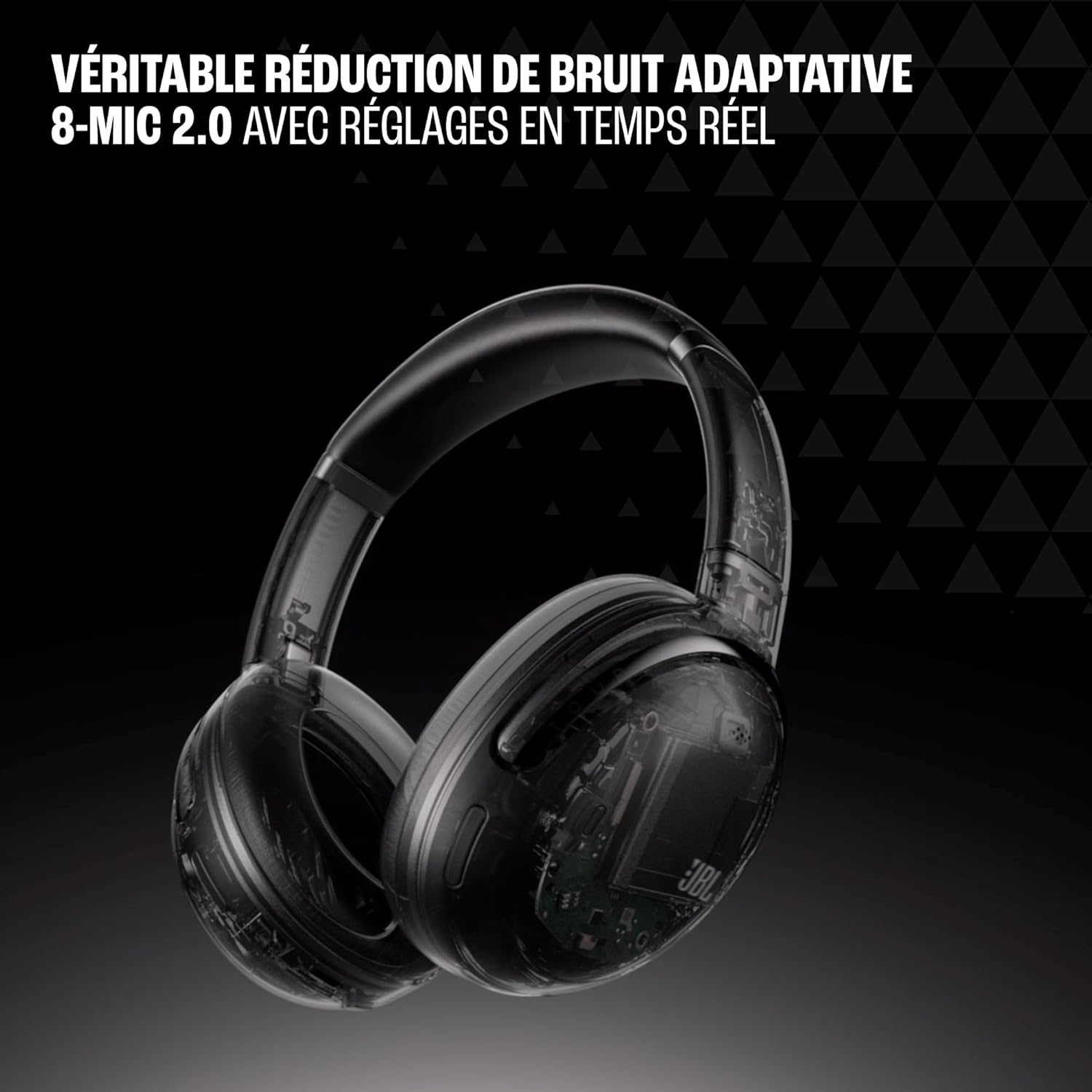 JBL Tour One M3, Casque Bluetooth sans Fil Supra-auriculaire, réduction adaptative du Bruit, 70 h d’autonomie, Confort Optimal, Son Spatial 360, Suivi des mouvements, Compatible USB-C