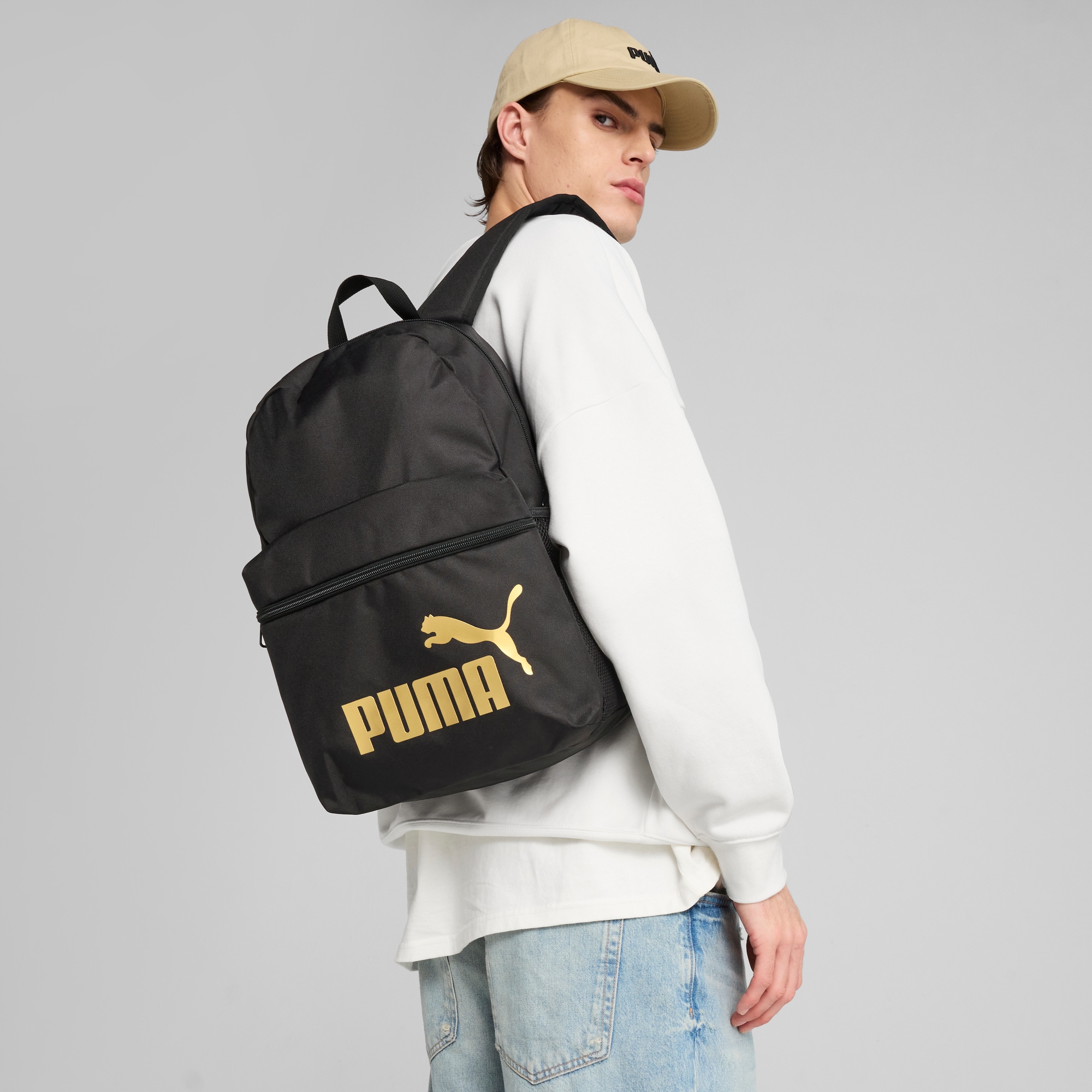 PUMA Rucksack »PHASE BACKPACK« mit Zwei-Wege-Reissverschluss am Hauptfach, mit seitlicher Mesh-Tasche