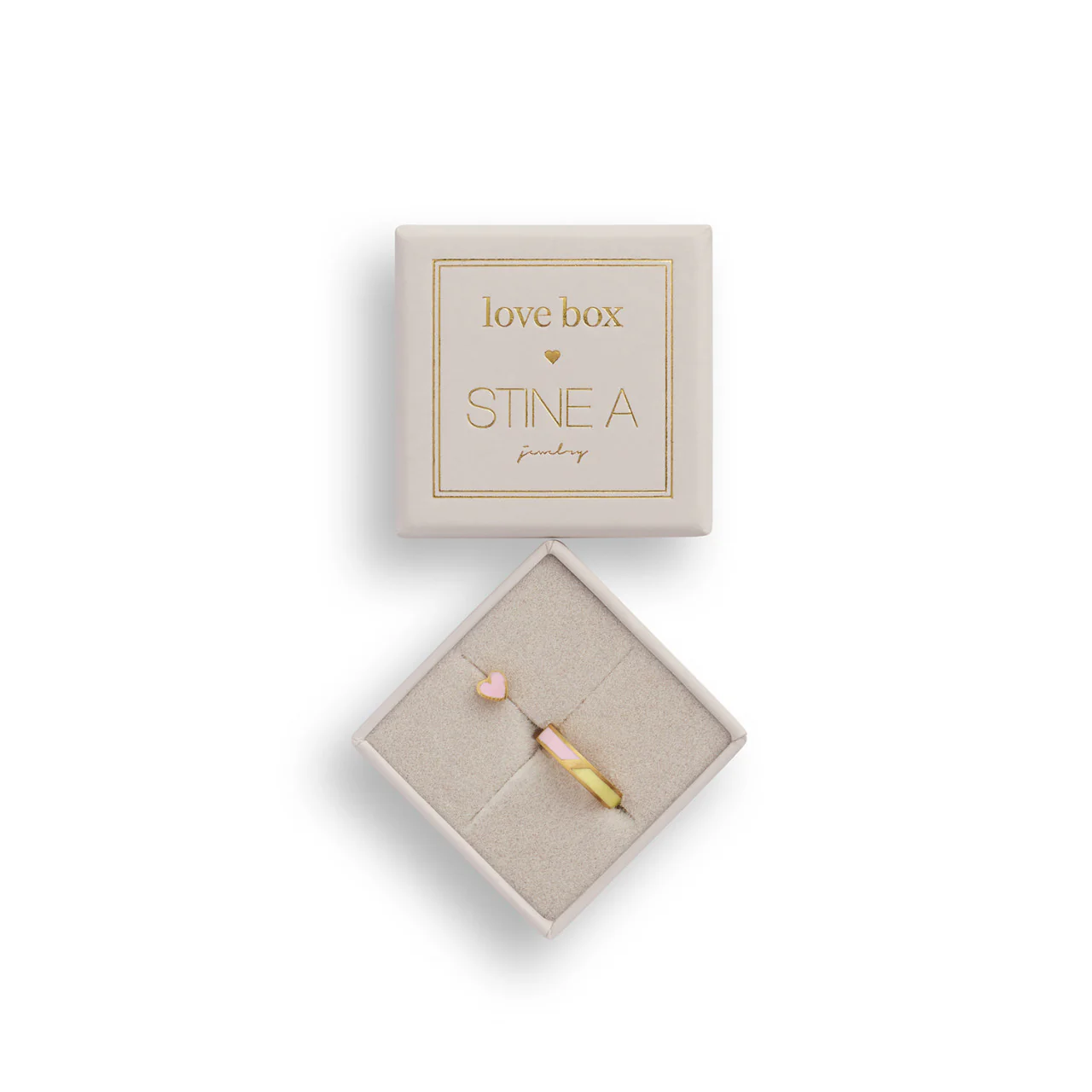 STINE A Jewelry  Love Box 117 - forgyldt