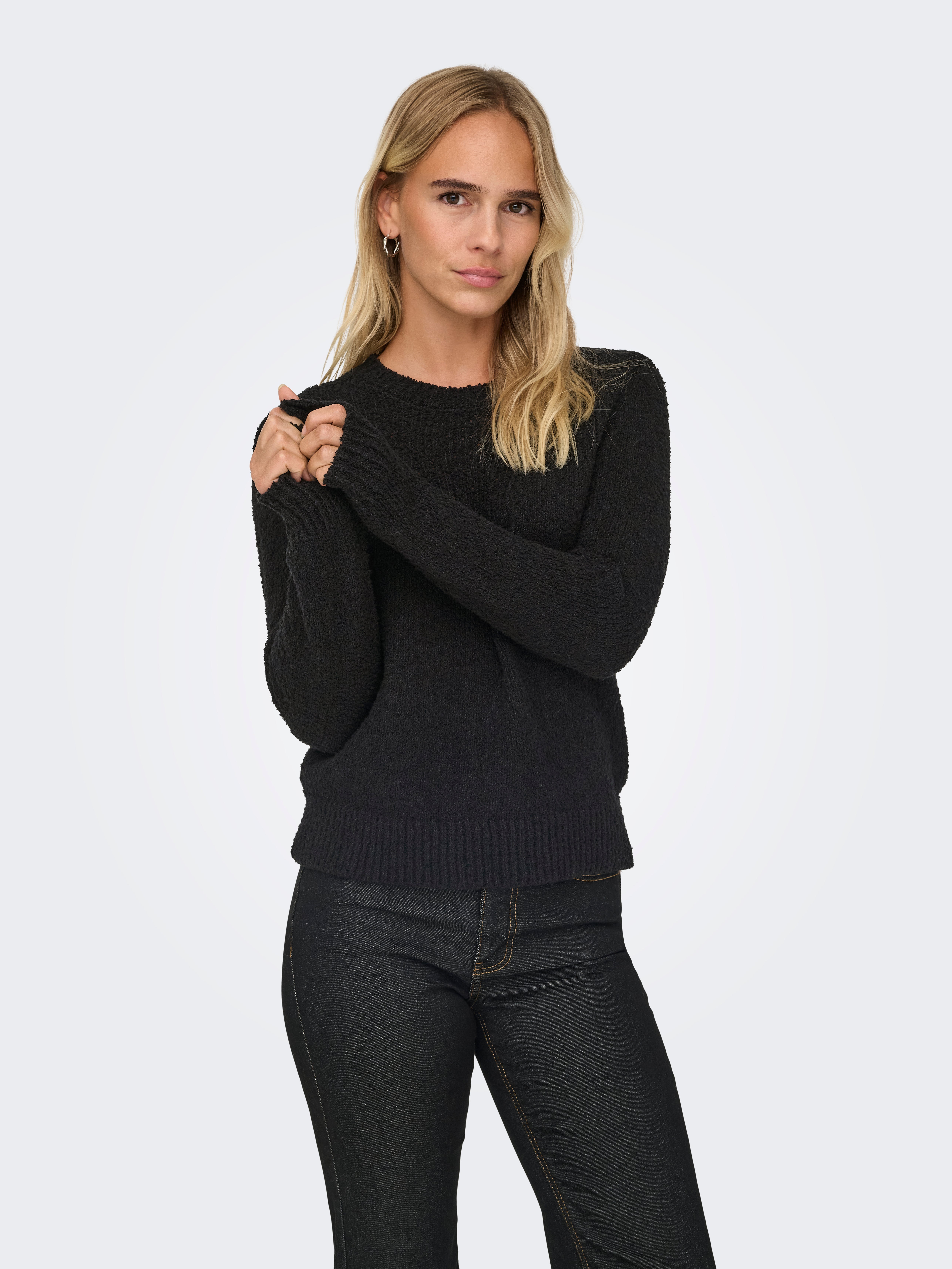 ONLEMIRA Strickpullover Black