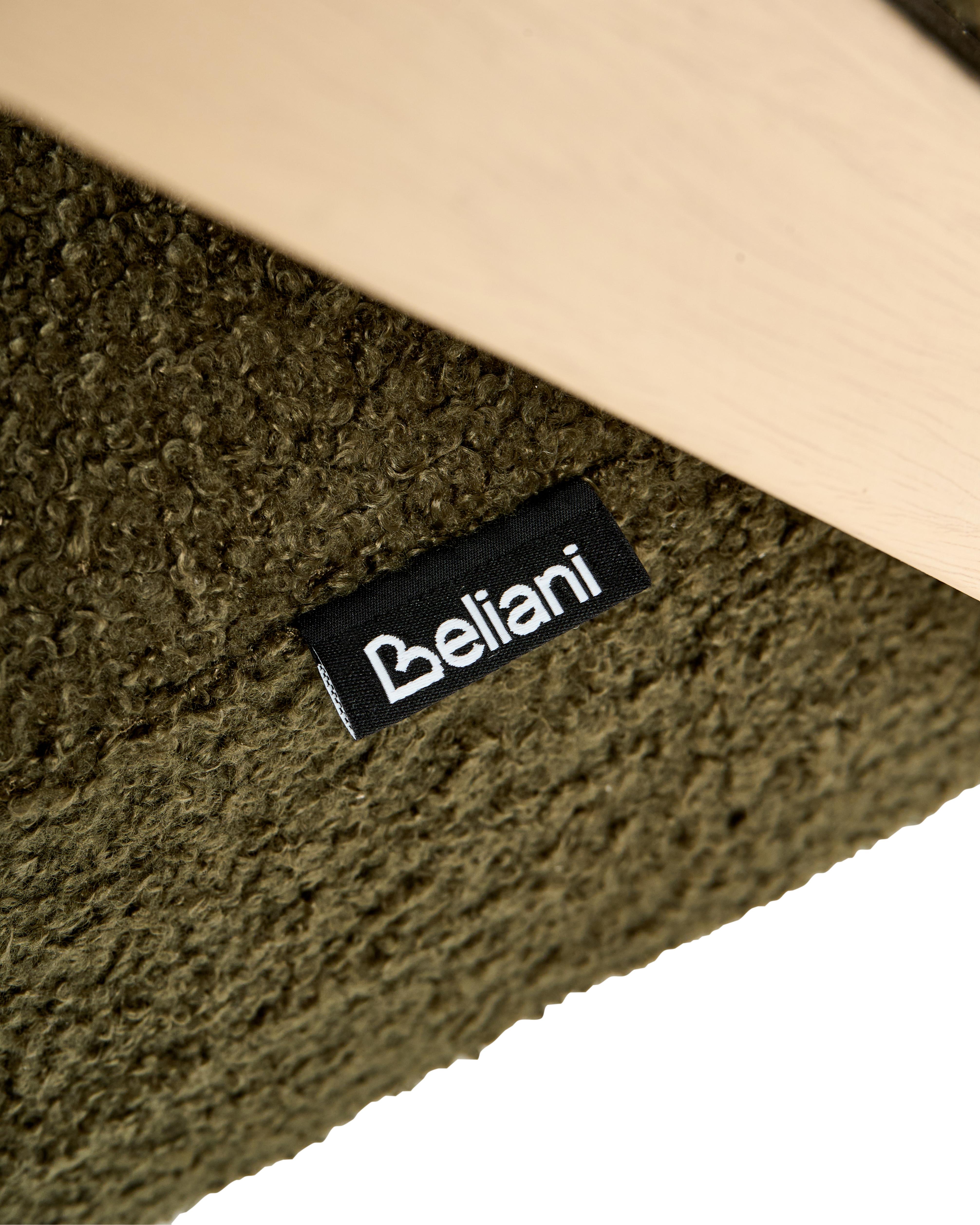 Fauteuil SKEI Bouclé Donkergroen