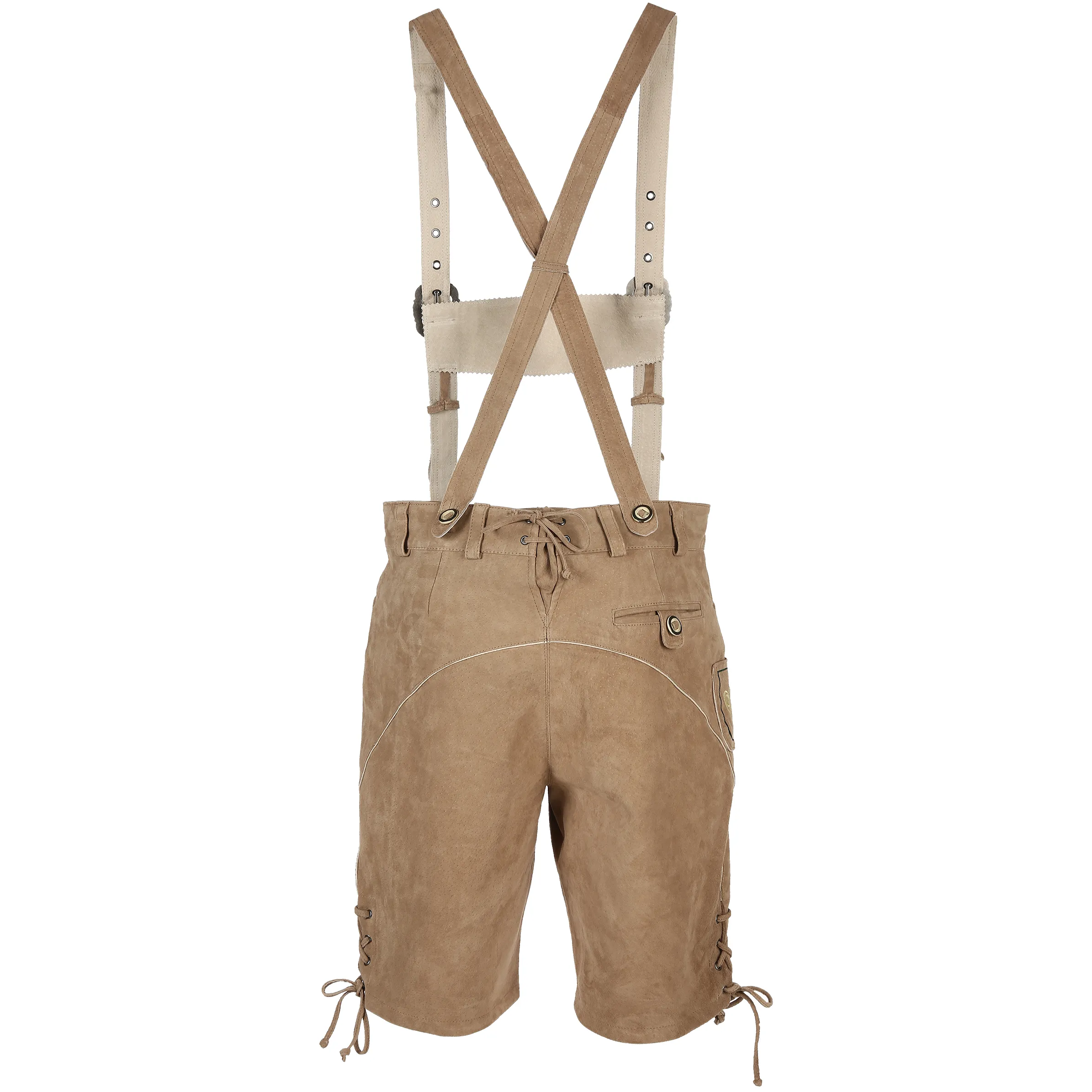 Herren Trachtenlederhose mit traditioneller Stickerei