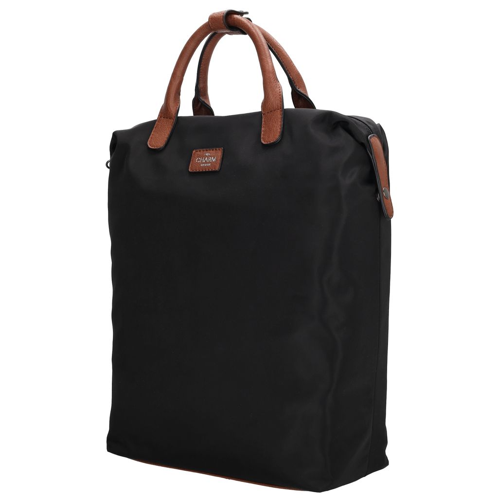 Charm London Buckingham Rugzak L 15,6 inch Zwart