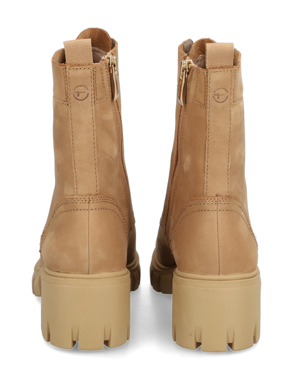 Veloursleder Schnürboot