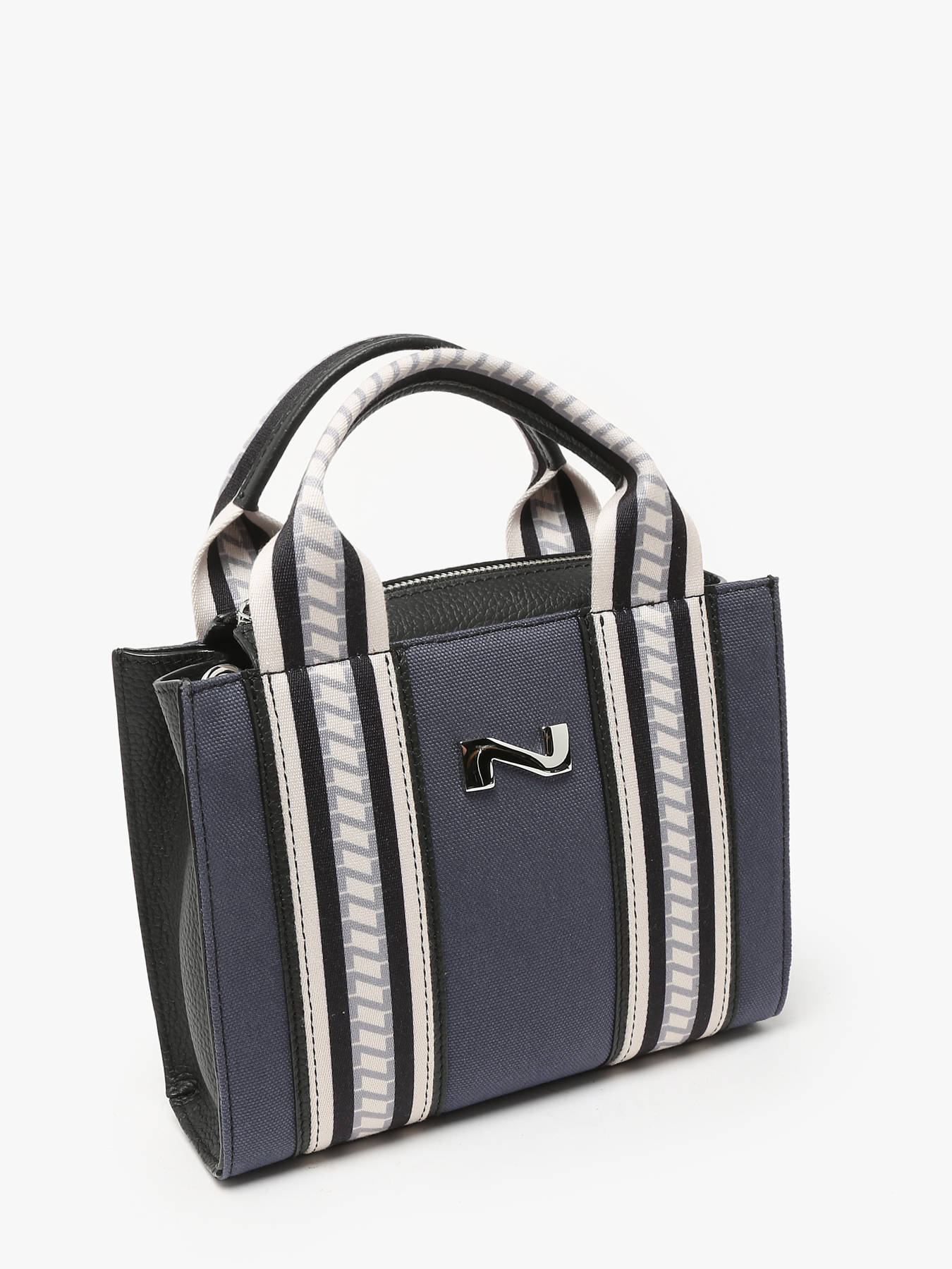 Petit cabas Luna canvas et cuir NATHAN BAUME