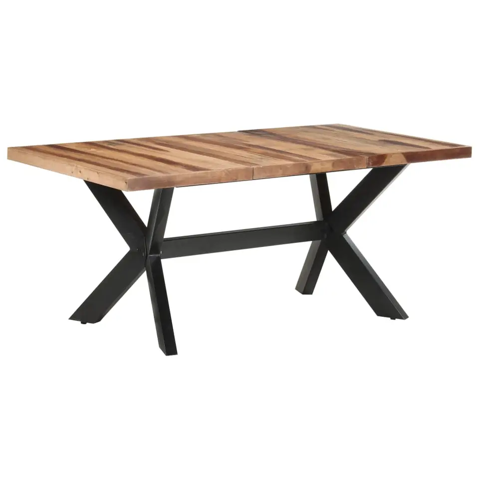 vidaXL - Eettafel - Bruin - Hout - 180 x 90 x 75 cm