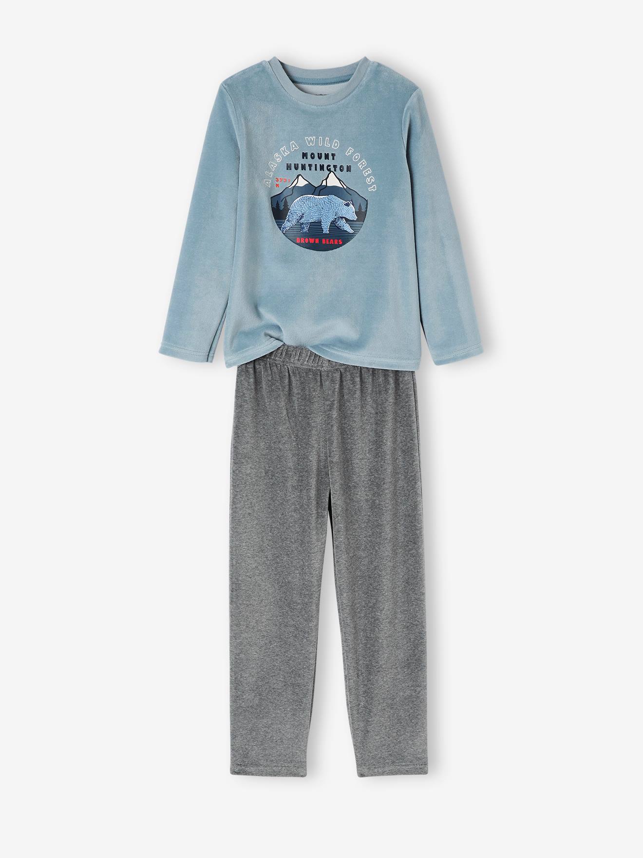Conjunto de 2 pijamas de veludo 