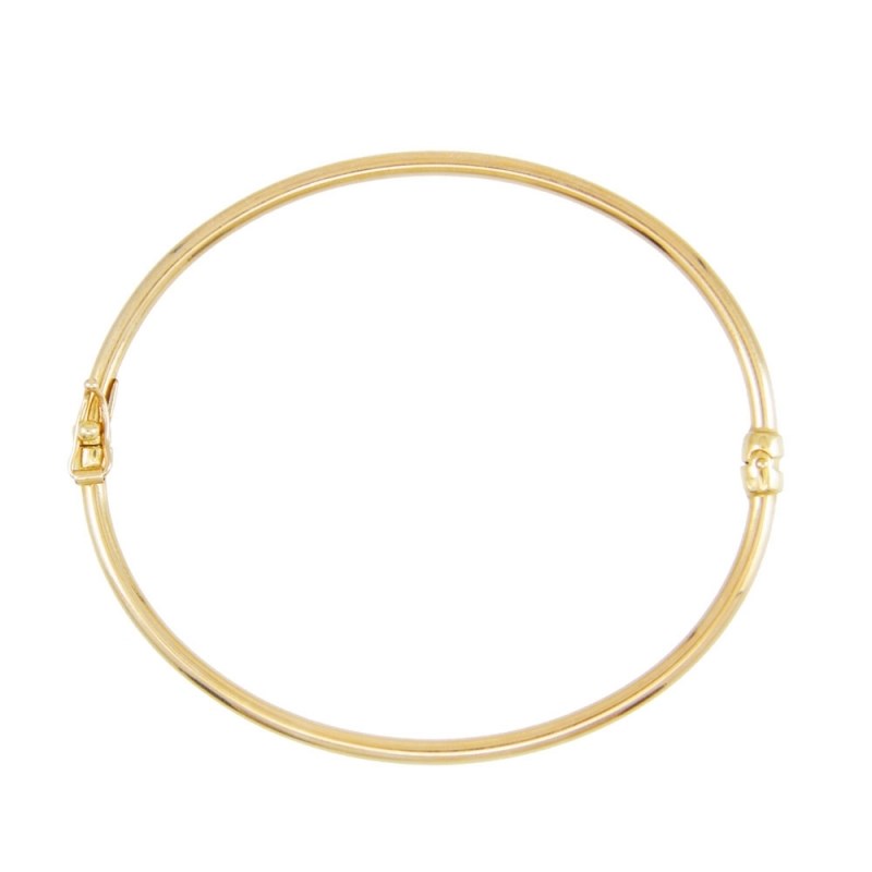 Bracelet Or 18 Carats 750/000 Jaune - Jonc Femme