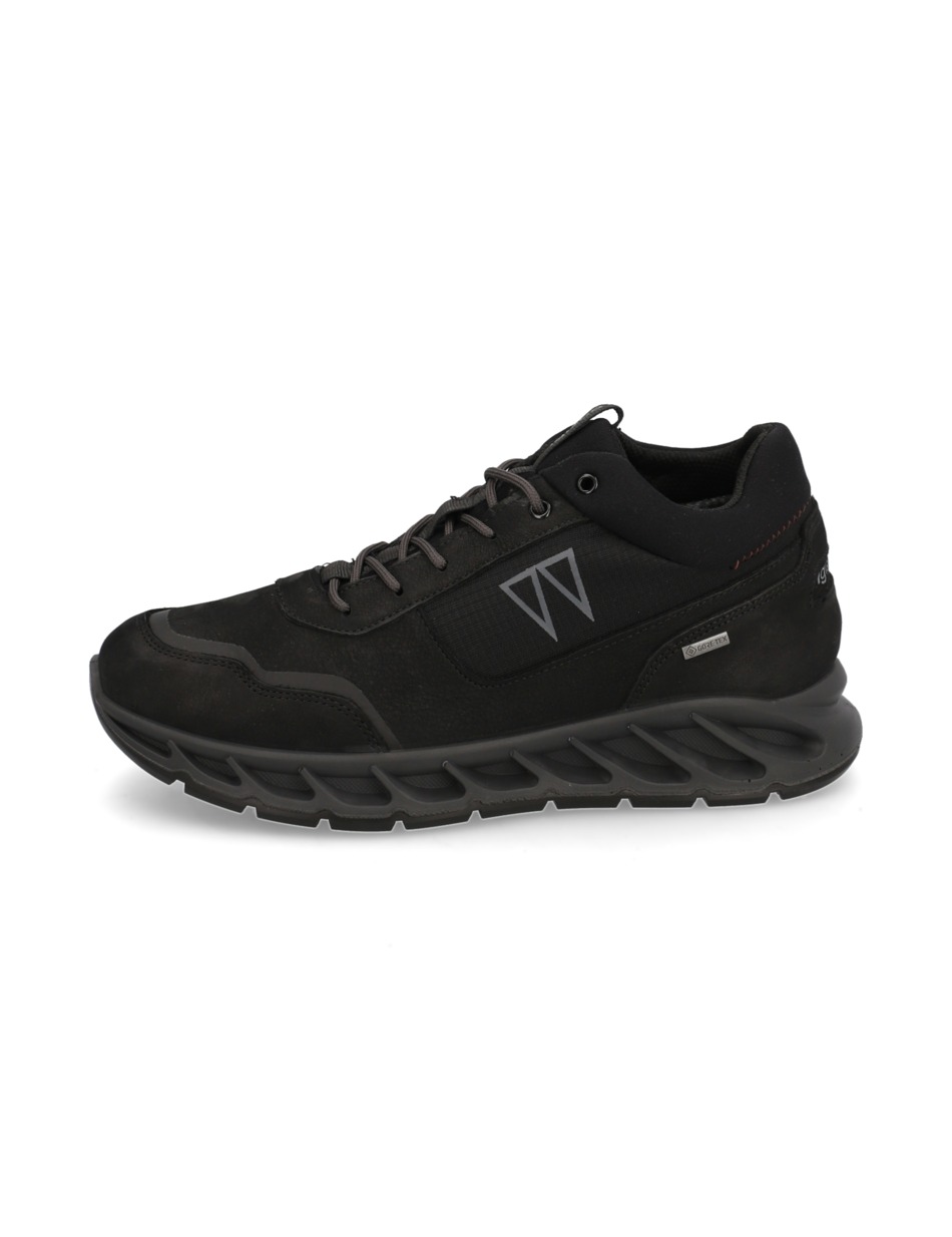 Lederkombination Sneaker Mid Cut