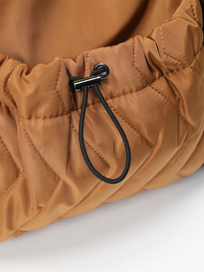 Maxi shopper bag - Marrom escuro