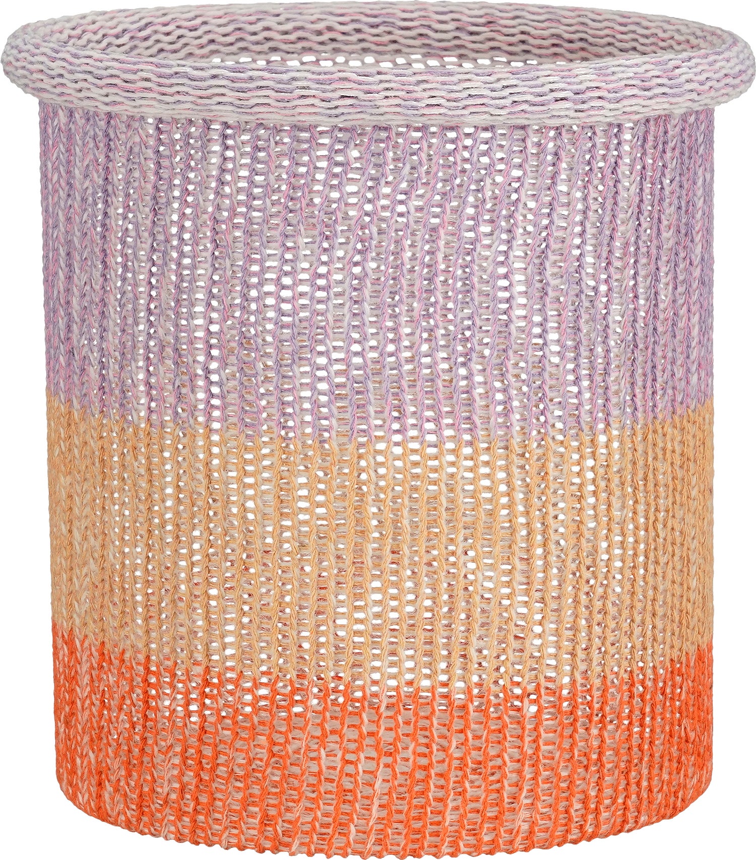 Mica Decorations opbergmand Danfield paars / oranje D 22 H 23 cm