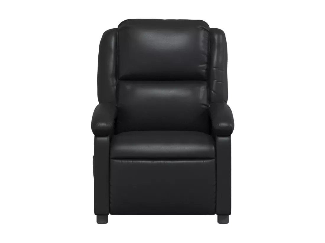 Fauteuil inclinable Noir Similicuir