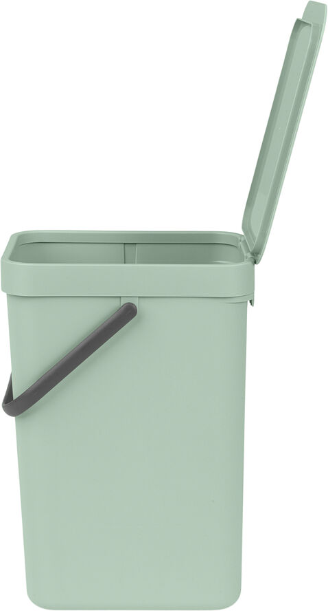 Brabantia Affaldsspand m/låg sort.kon. 12 ltr Jade green