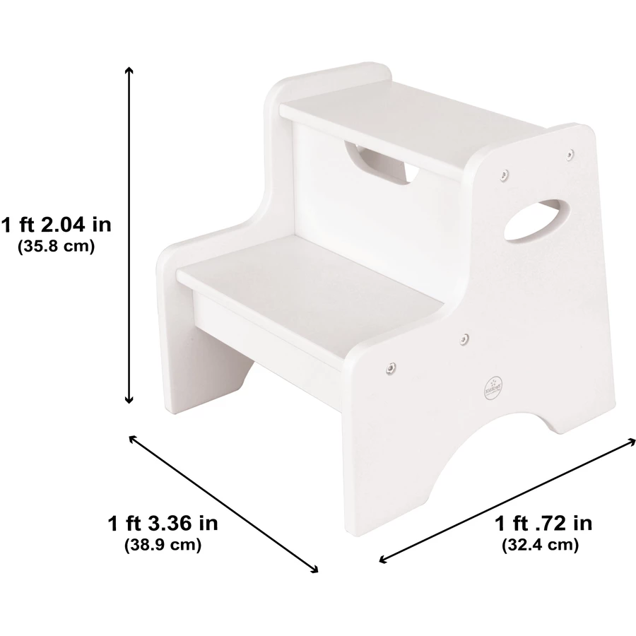 KidKraft® Zweistufige Trittleiter weiß