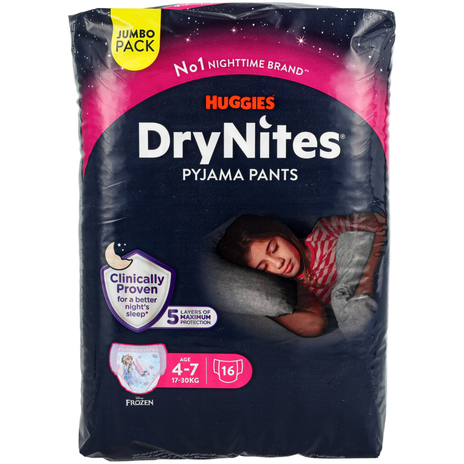 Huggies DryNites Girl, 17-30kg