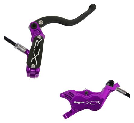 Frein Arrière Hope XCR Pro E4 Violet Durite Noire