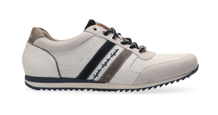 Australian Footwear Camaro leather White-Blue-Grey (B5A)