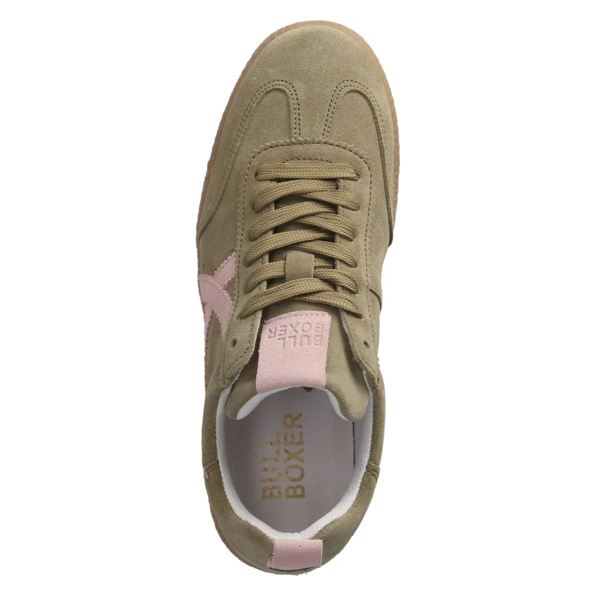 BullboxerLow Sneaker - khaki-light pink