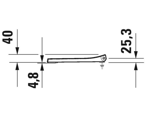 DURAVIT Urinoirzitting Viu Wit met Soft Close Mechanisme 26090000