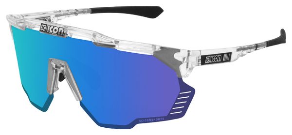 Scicon Sports Aeroshade Kunken Lunettes De Soleil De Performance Sportive (Multimirror Bleu Scnpp/Briller)