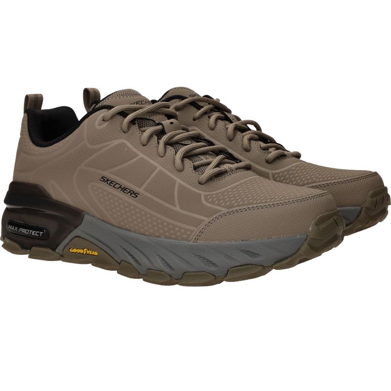 Skechers Max Protect Irongaurd Sneakers Taupe Heren