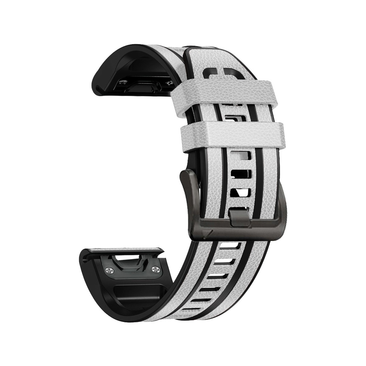 TPU-klokkerem for Garmin Fenix7/6/5 22mm Hvit