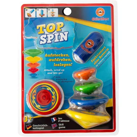 Günther - Top Spin, Geschicklichkeitsspiel, Durchmesser ca.4 - 8 cm