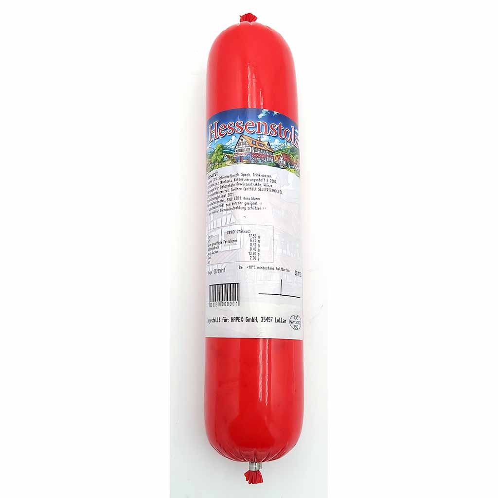 Hessenstolz Bierwurst 650g MHD:10.1.25