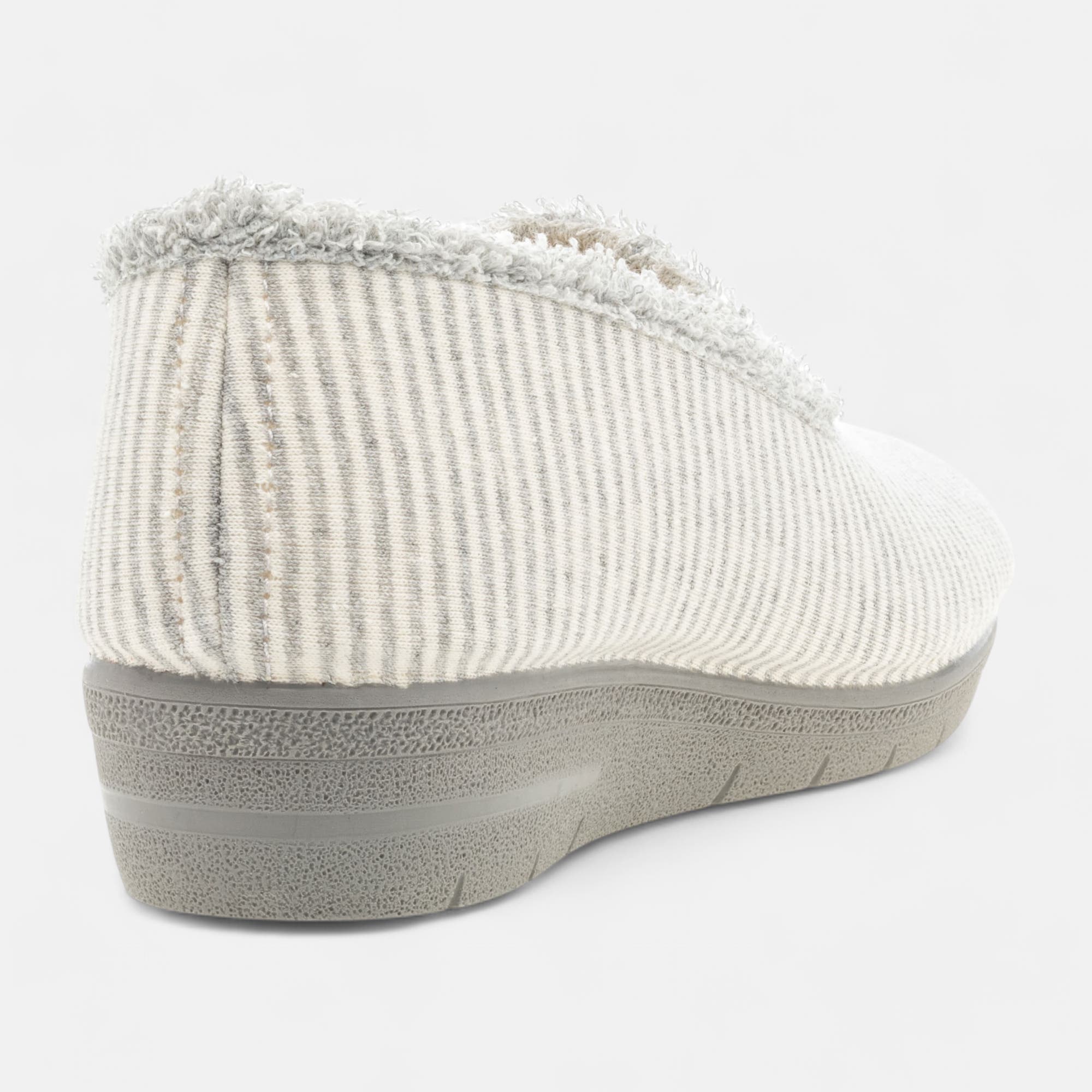 Pantoufles pieds sensibles Femme gris