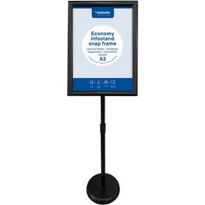 Porte-affiche sur pied ECONOMY + cadre, A4