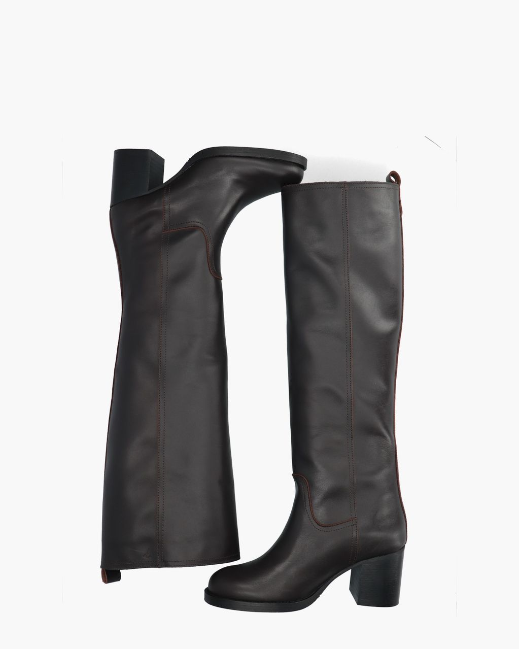 Posa Alta Boot Donkerbruin Damesboots