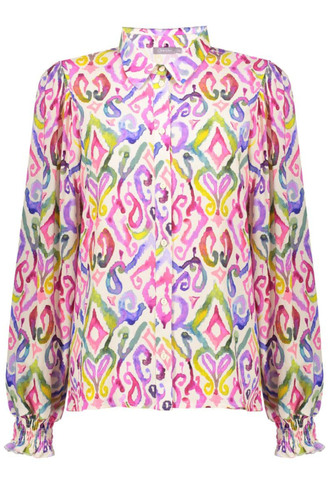 Geisha ecru dames blouse